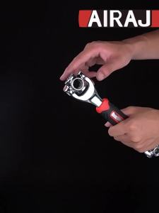 AIRAJ Wrench 52 in 1 Tool Socket Works Universal Ratchet Spline Bolts Sleeve Rotation Tool 360 Degree Multi-Functional Hand Tool