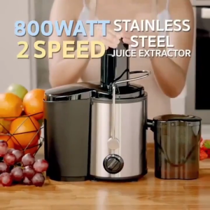Juicer maker squeezer Mini Blender fruit shake blender juicer machine fruits and vegetables，4 in 1 Home Juicer Multifunctional Fruit Blender Stainless Steel Blade 3 Speed Adjustment Separation