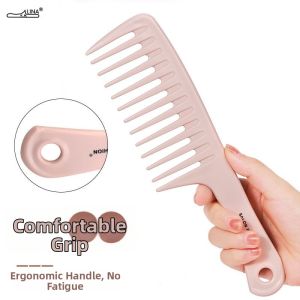 SALON FASHION | Wide Tooth Anti-static Non-tangling Hair Brush for Long Hair and Curling