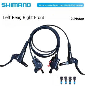SHIMANO | SHIMANO MT500 2-Piston Hydraulic Disc Brake Set BL-MT501 Lever BR-MT500 Caliper Aluminum Alloy Mountain Bike Brake