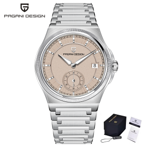 Pagani Design | 2026 Pagani Design New 42mm Business and Leisure Mens Watch Top Sapphire AR Coated Stainless Steel Mechanical Automatic Watch
