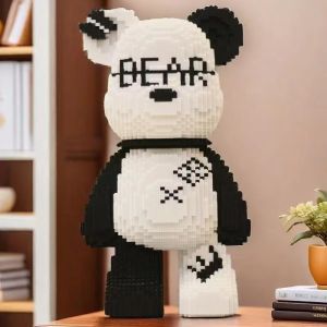 8653 Pieces of Fashionable Bear DIY Model Building Blocks Designed for Young and Adults