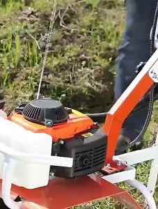 Reaim Mini Power Cultivator Tiller Mesin Traktor 52CC 2-Stroke Petrol Engine Rotary Mini Tiller