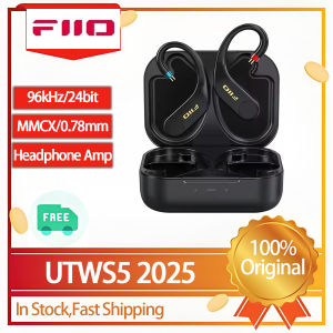 Fiio Utws5 2025 New Version True Wireless Bluetooth Earphones Custom Hook & Headphone Amp For Iems Hi-Res LDAC -Mmcx/0.78 2pins