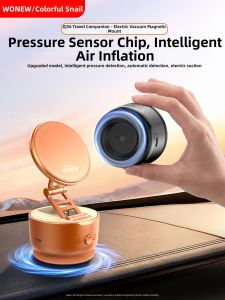 WONEW | Vacuum Magnetic Mobile Phone Holder Electric 360 Rotation Support Phone Shooting