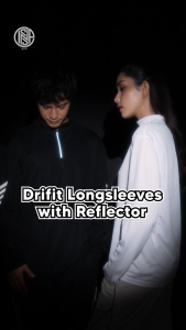 COLLAB by Inspi ActiveLite Dri-Fit Reflectorized Long Sleeve For Women and Men Gym and Running Outdoor Tops Menswear Collection