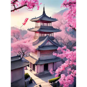 Oil Painting By Numbers Retro Attic Scenery DIY Number Drawing Canvas Pictures By Numbers Home Decor Large Size