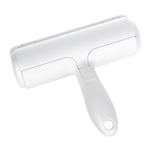 ขนสัตว์เลี้ยง แปรงรูด สีขาว อุปกรณ์กำจัด แมว หมา แปรงกำจัด