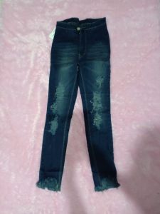 Des Celana panjang HW kode 70334 dark blue whisper Jeans Stretch modis casual trendy