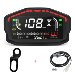 NEW LED LCD Moto Dashboard Motorcycle Speedometer Digital Odometer for BMW Honda Ducati Kawasaki Yamaha for 24 Cylinders
