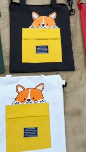 (FREE SHIP) HÀNG MỚI VỀ-TÚI TOTE HÌNH CÚN XINH-MẪU MỚI (NHIỀU MÀU LỰA CHỌN)