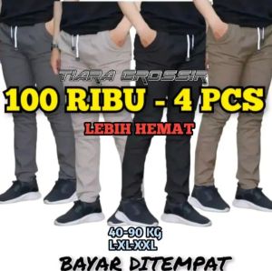 PROMO DADAKAN 100 ribu dapat 4 pcs Celana chinos panjang/Celana panjang/Celana