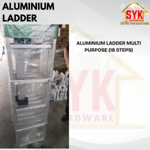 SYK Aluminium Ladder (Single Sided / Double Sided / Multipurpose Ladder) Stair Ladder Tangga Aluminium
