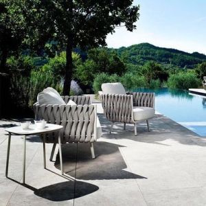 Huaaobai | Nordic Rattan Chair Sofa Waterproof Outdoor Garden Furniture A828