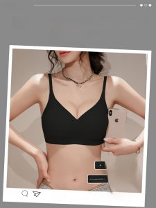 ต้านเชื้อแบคทีเรีย เซ็กซี่ บราเปลือย ผู้หญิง ถ้วยปาล์มไม่มีรอยต่อชุดชั้นในป้องกันการหย่อนคล้อยผ้าไนลอนชิ้นเดียว ดีไซน์ สําหรับหญิงสาว