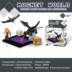 3D My Magnetic Building Blocks DIY Learning Building Space Reasoning Toys Birthday Gifts for Children over 6 Years Old