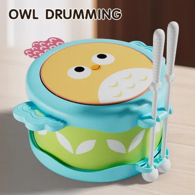 Baby Hand Drum Toys Montessori Musical Instruments Tambourine for Toddlers 1-3 Early Learning Percussion Music Toy