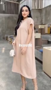 DASTER CRINKLE CLASSIC / DASTER CRINKLE PENDEK BUSUI LD 120 / HOMEDRESS WANITA KEKINIAN