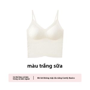 Áo ba lỗ MiiOW Cat Person nữ ren có đệm ngực thoáng mát thoải mái