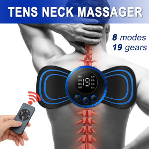 EMS Leg Massager Rechargeable Mini Electric Pulse Cervical Back Calf Muscle Pain Relief Relaxation Massage Pads