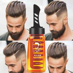 Minyak rambut lelaki gel rambut lelaki Hair Styling Gel Long lasting Waterproof Curler Hair Stylinghair Wax Hair Styling Spray 260ml