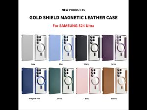 Samsung Galaxy S25 S25 Plus S25 Ultra - (เรือจากประเทศไทย) ฝาครอบหนังที่ใส่บัตรแม่เหล็กชาร์จไร้สาย Magsafe Series กรณีพลิกฝาครอบเต็ม