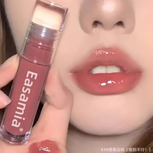 Son Môi Miro Dạng Gel Son Bóng Trong Suốt Dưỡng Ẩm Chống Thấm Nước Không Phai Màu Không Dính Cốc Son Môi Hàng Ngày Cho Nữ Màu Nude