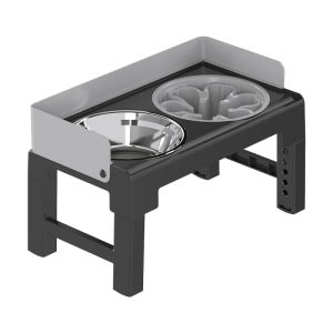 Tom Cat | Neck-Protecting Elevated Dog Feeder Anti-Tipping Stainless Steel Small and Medium Dogs