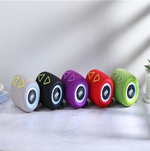 T&G TG655 TWS Bluetooth Portable Wireless Super Bass Splashproof Speaker with Cool LED Lights