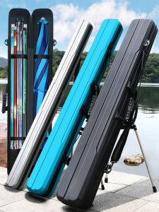 High-End Hardshell Fishing Rod Bag 2025 New Model Fishing Gear Storage Box Rod Case Durable Outdoor Camping Travel Supplies