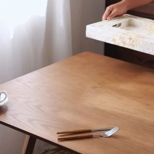 ถาดผลไม้วัตถุดิบจากเปลือกหอย ถาดวางเครื่องประดับ ถาดวางเครื่องสำอางค์ ถาดขนมปังและขนาดต่างๆ ถาดวางของ ถาดสวยงามสีขาวสี่เหลี่ยมเล็ก