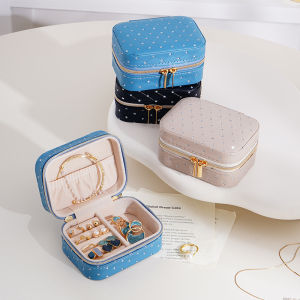 Travel Jewellery BoxSmall Jewellery OrganiserPortable Jewellery Box Storage Case