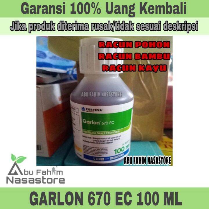 Racun Kayu Garlon 670 Ec 100 Ml Racun Pohon Kayu Racun Bambu