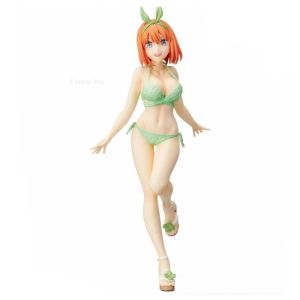 Bandai | Five Equal Parts of Flower Marriage 18cm Animation Typical Quintuplet Figure School Uniform Nakano Model Static Toy Ornaments