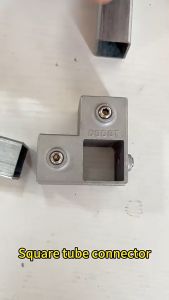 AMAZO ข้อต่อเหล็กกล่อง ข้อต่อสามทางมุม ข้อต่อท่อ ข้อต่อเหล็กกล่องขนาด 1 นิ้ว/25x25mm