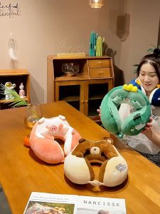 Gối ngủ chữ U lõi cao su non thêu hình Kuromi dễ thương BAG U GUOA988