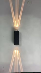 【COD+Fast Delivery】Outdoor wall lamp modern creative corridor villa courtyard landscape lamp outdoor waterproof spotlight electrically connected staircase wall washer lamp