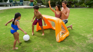 INTEX FUN GOALS Game*Inflatable Toys*Football Game*Bestway Repair Kit Free*Pump to Choose