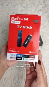 TV98 Stick Ultra HD 4K Smart TV Stick Support 2.4G / 5G Dual WiFi Android 12.1 TV Box 1+8GB Rockchip 3228A Quad Core Media Player Set Support DLNA Airplay Miracast TV Receivers