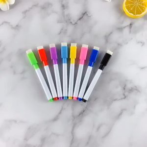 10 Cây Bút lông viết bảng mini nhiều màu sắc có đầu xóa