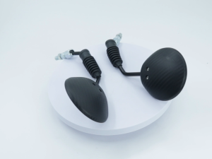 MOKOTO THAI FOLDABLE CARBON SIDE MIRROR UNIVERSAL WITH 10MM CLEAR ADJUSTABLE FOR MOTORCYCLE SPEEDMOTO H2352