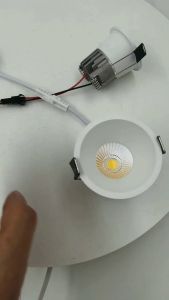 Lõm Dimmable chống chói COB LED downlights 3W 5W 10W 15W Trần LED Đèn treo cố định nền đèn chiếu sáng trong nhà