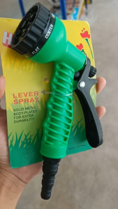 หัวฉีดน้ำ ปืนฉีดน้ำ ที่ฉีดน้ำ ฉีดน้ำ ปืนล้างรถ ปืนฉีดน้ำล้างรถ รดน้ำต้นไม้ ปืนฉีดน้ำรดน้ำต้นไม้ หัวฉีดล้างรถ ปรับได้ 7 รูปแบบ