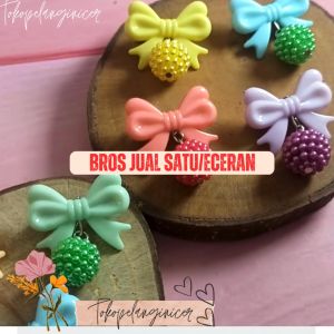 Bros Kecil Imut: Peniti Pin Bros Anak & Bros Clay Desain Unik