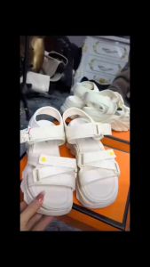 Dép sandal nữ siêu xinh đế cao 5cm Xăng đan đế bằng quai dán nâng chiều cao MSP 2331 MIMI