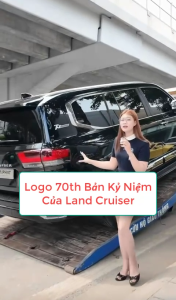 Biểu Tượng 70th Anniversary Bên Hông Prado 2024 2025 2026 ( LC250 ) Phiên Bản Kỷ Niệm 70 Năm Toyota