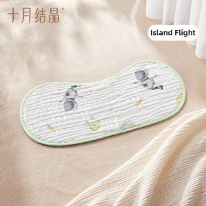 SHI YUE JIE JING | Soft Cotton Burp Cloths and Spit Up Bibs for Newborns