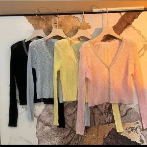 Influencer Picks Knitting Cardigan Summer Thin New Arrival Air Conditioner Long Sleeves Short Cape Jacket Sun Protection Delivery
