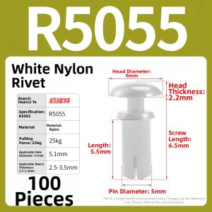 BAIRUITE | Push-type Nylon Rivets