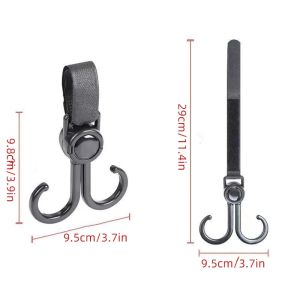 Universal Hanging Buckle 2pcs for Bike Stroller Shopping Cart Electric Bike Hooks Baby Stroller Hanging Holder Organizer Heavy D